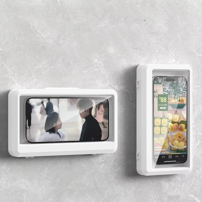 Transform Your Shower Experience with the Fixed Waterproof and Anti-Fog Mobile Phone Case - Perfect for Hands-Free Use!